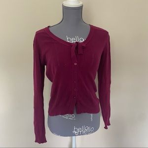 Marc Jacobs Purple Cardigan